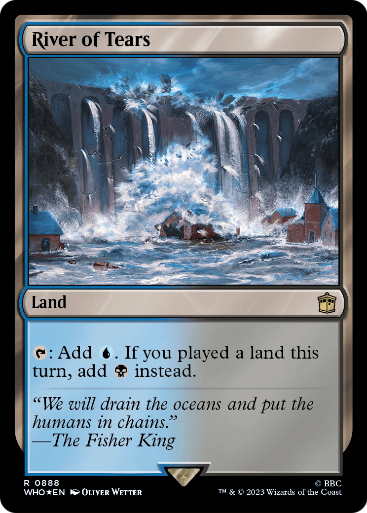 River of Tears (Surge Foil) (WHO-888) [Doctor Who] Foil