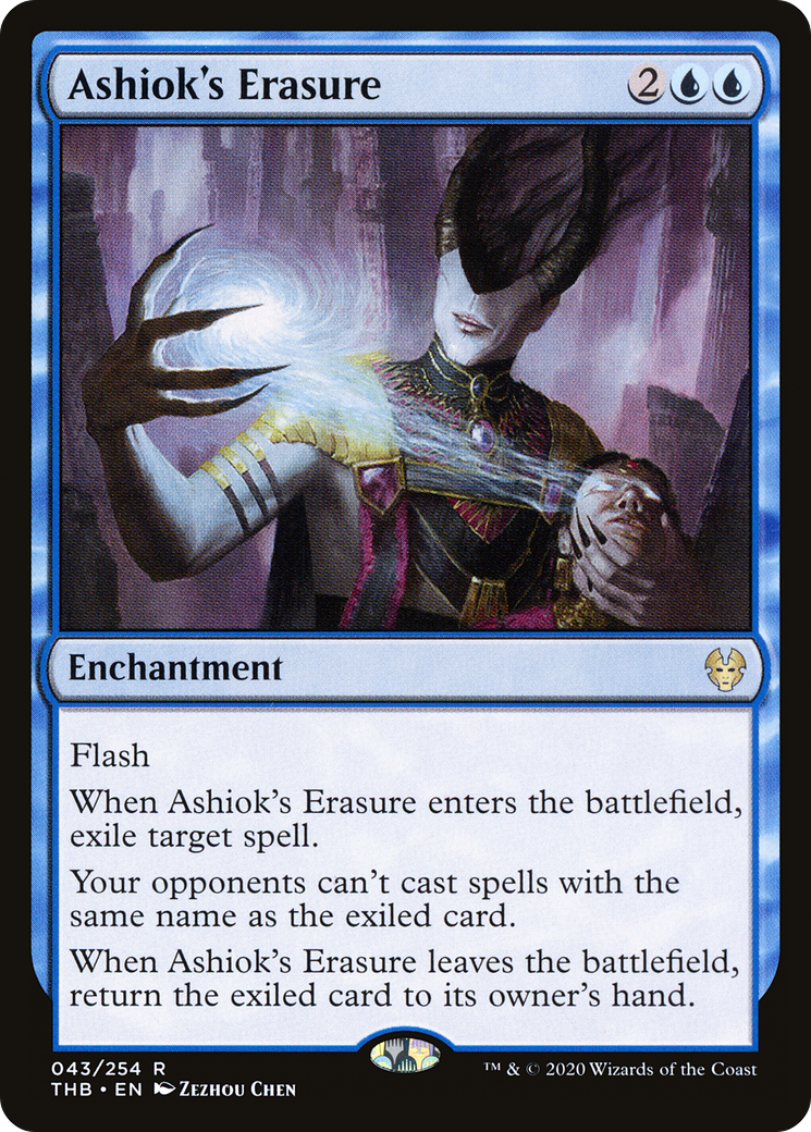 Ashiok's Erasure (THB-043) [Theros Beyond Death] Foil