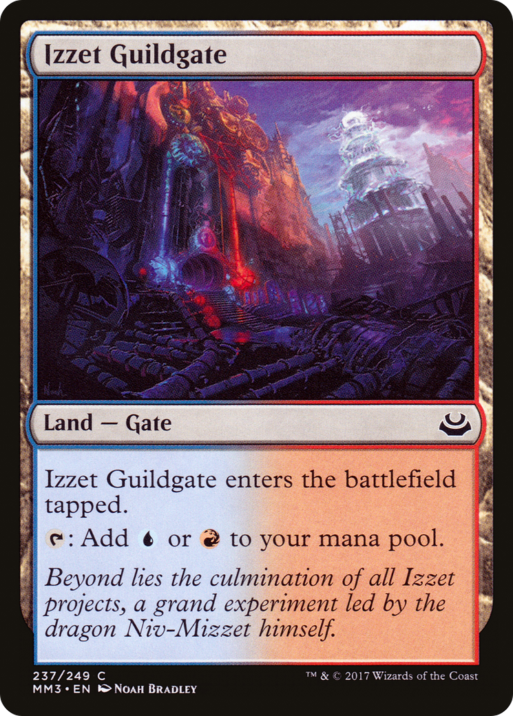 Izzet Guildgate (MM3-237) [Modern Masters 2017] Foil