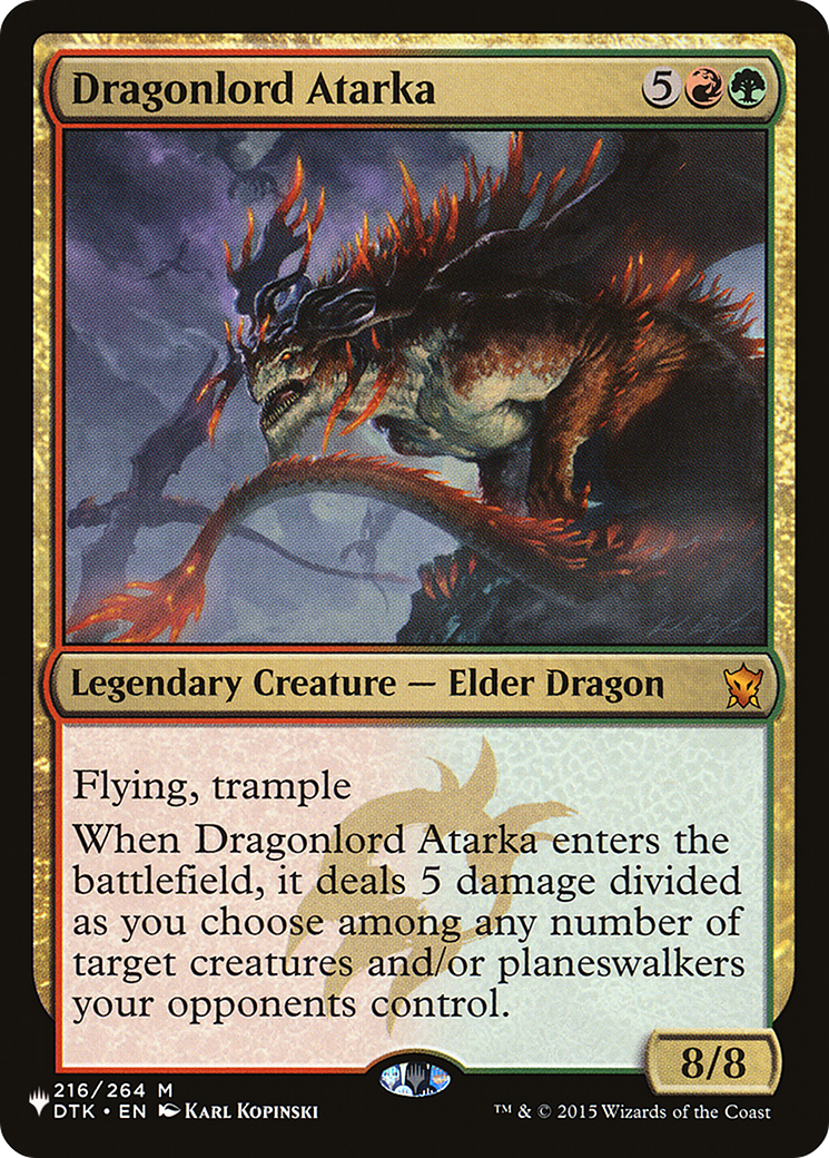 Dragonlord Atarka (LIST-216/264) [The List]