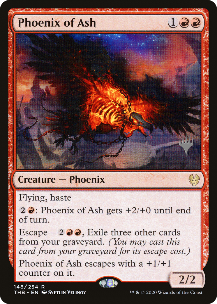 Phoenix of Ash (PPTHB-148) [Promo Pack: Theros Beyond Death Promos] Foil