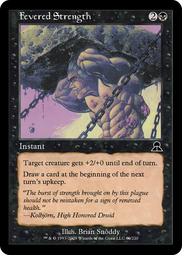 Fevered Strength (ME3-066) [Masters Edition III] Foil
