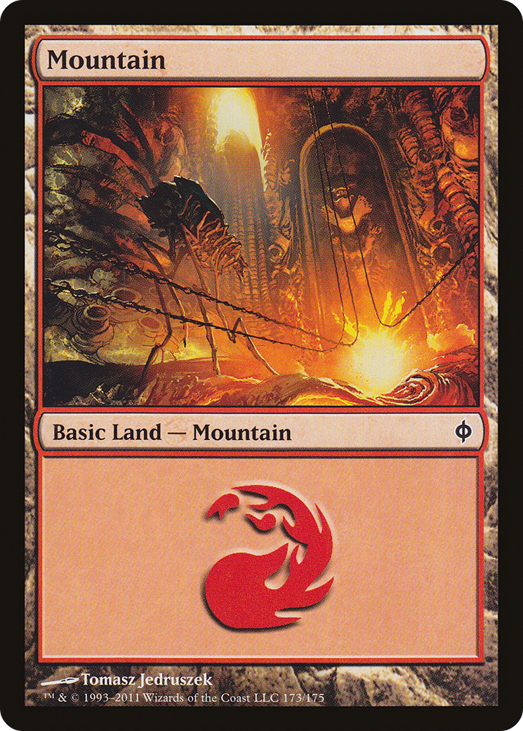Mountain (NPH-173) [New Phyrexia] Foil