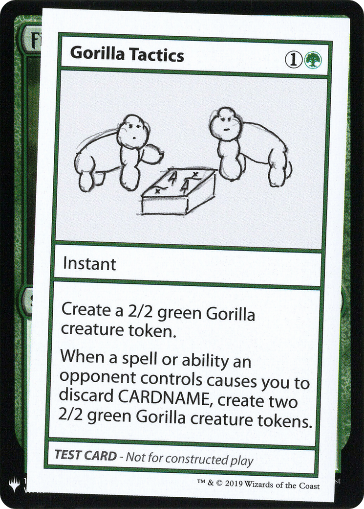 Gorilla Tactics [Mystery Booster Playtest Cards 2019]