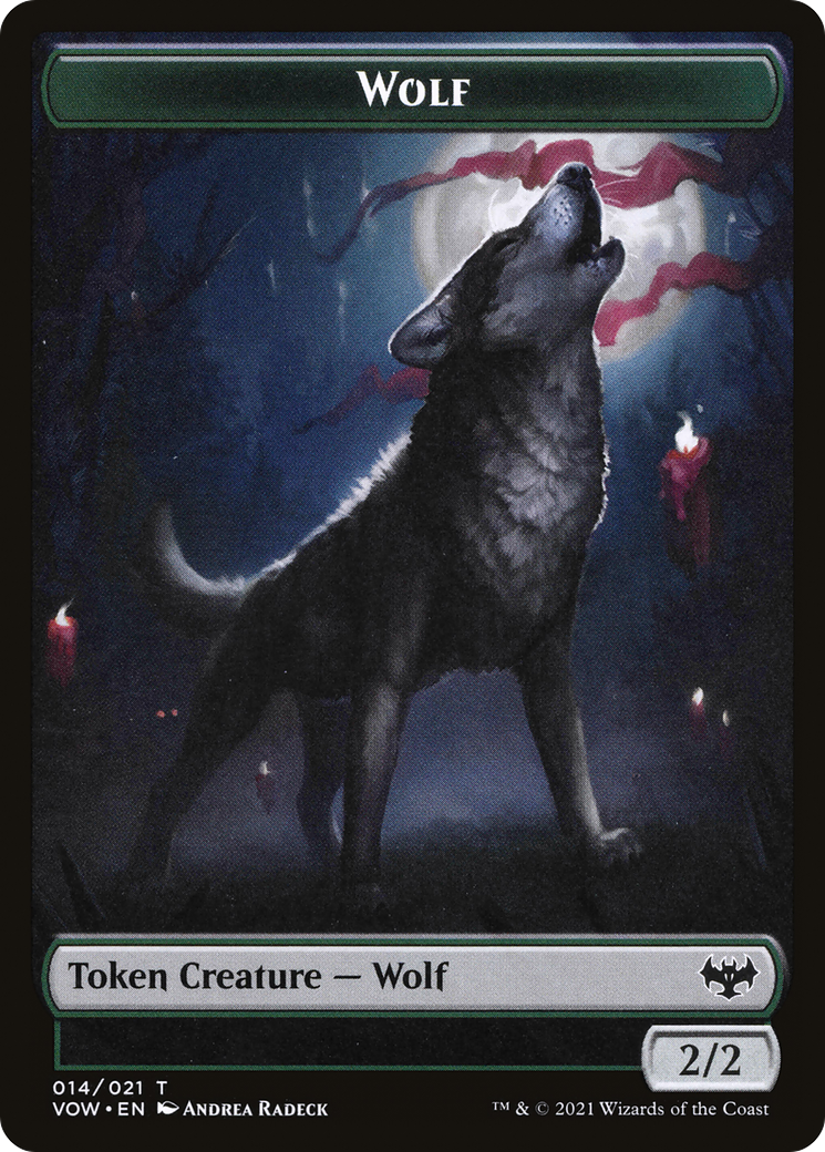 Wolf (TVOW-014) [Innistrad: Crimson Vow Tokens]