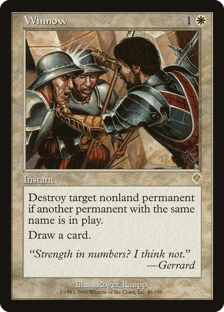 Winnow (INV-045) [Invasion] Foil