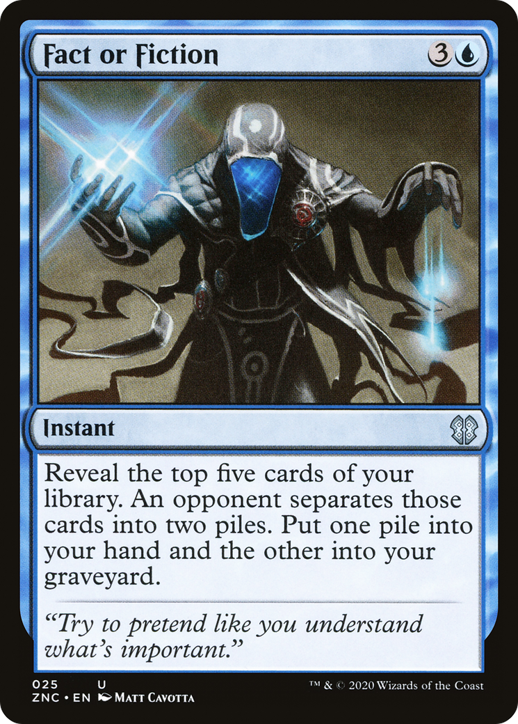 Fact or Fiction (ZNC-025) [Zendikar Rising Commander]