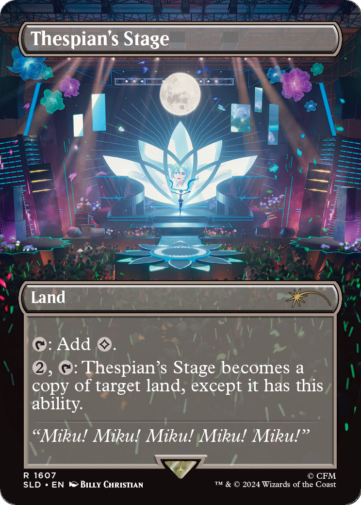 Thespian's Stage (SLD-1607) (Borderless) [Secret Lair Drop]