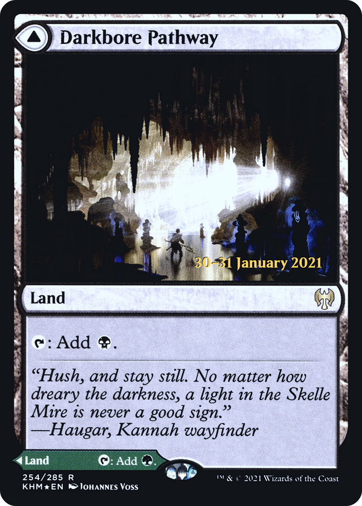 Darkbore Pathway (PRE-254) [Kaldheim Promos] Foil