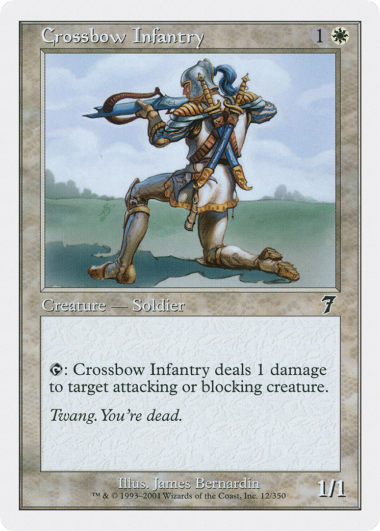 Crossbow Infantry (7ED-012) [7th Edition] Foil