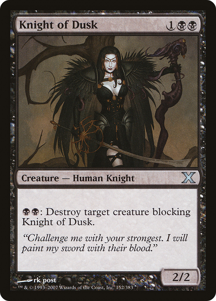 Knight of Dusk (10E-152) [Tenth Edition]