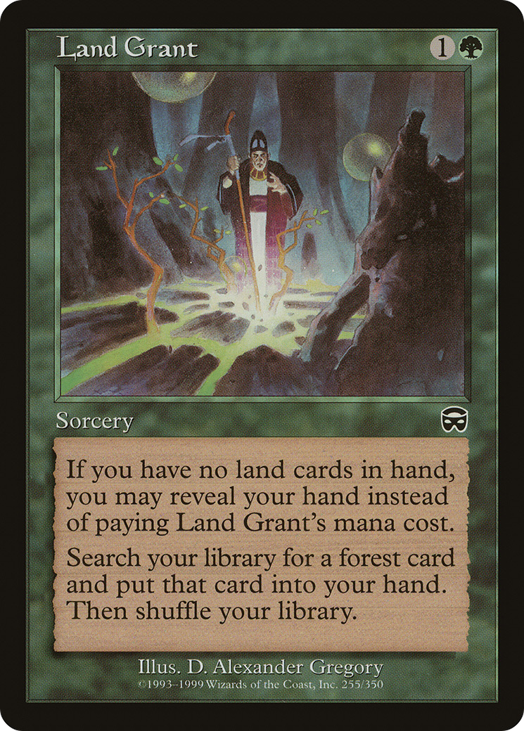 Land Grant (MMQ-255) [Mercadian Masques] Foil