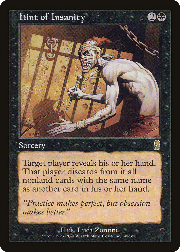Hint of Insanity (ODY-143) [Odyssey] Foil