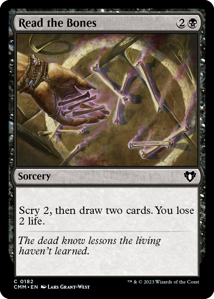 Read the Bones (CMM-182) [Commander Masters] Foil