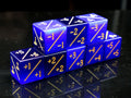 Old School Dice - Gemstone +/- Counter Dice - Blue