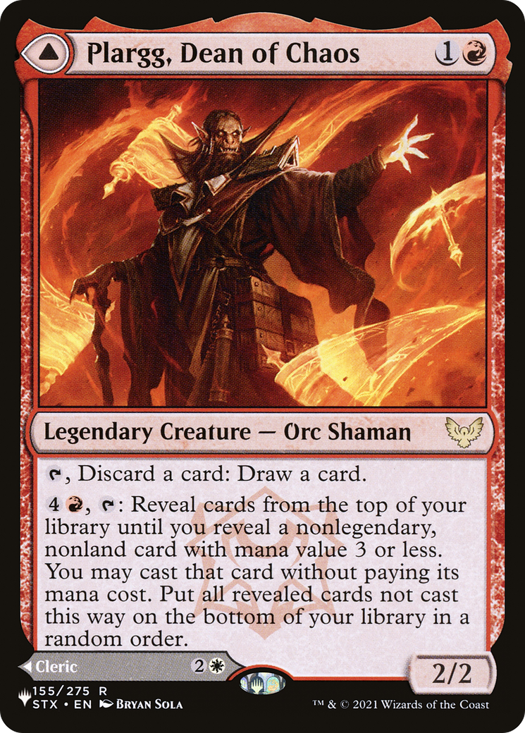 Plargg, Dean of Chaos (LIST-155) [The List]