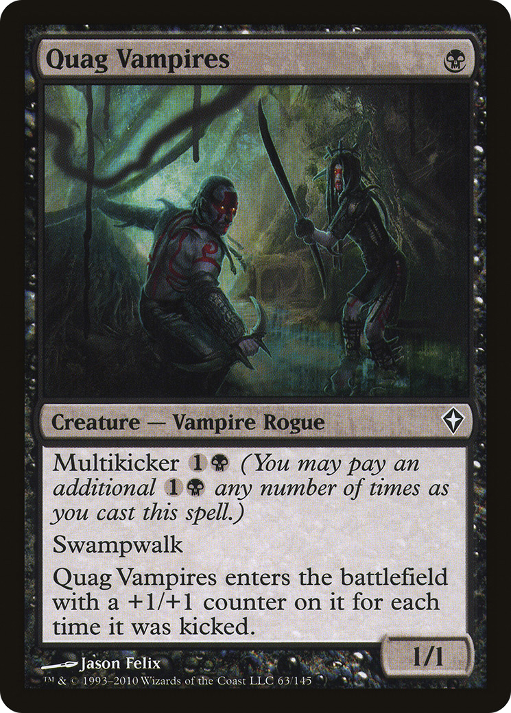 Quag Vampires (WWK-063) [Worldwake] Foil
