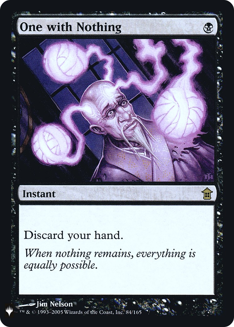 One with Nothing (LIST-084) [The List] Foil