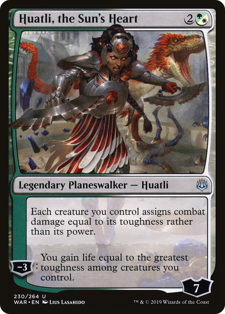 Huatli, the Sun's Heart (WAR-230) [War of the Spark]