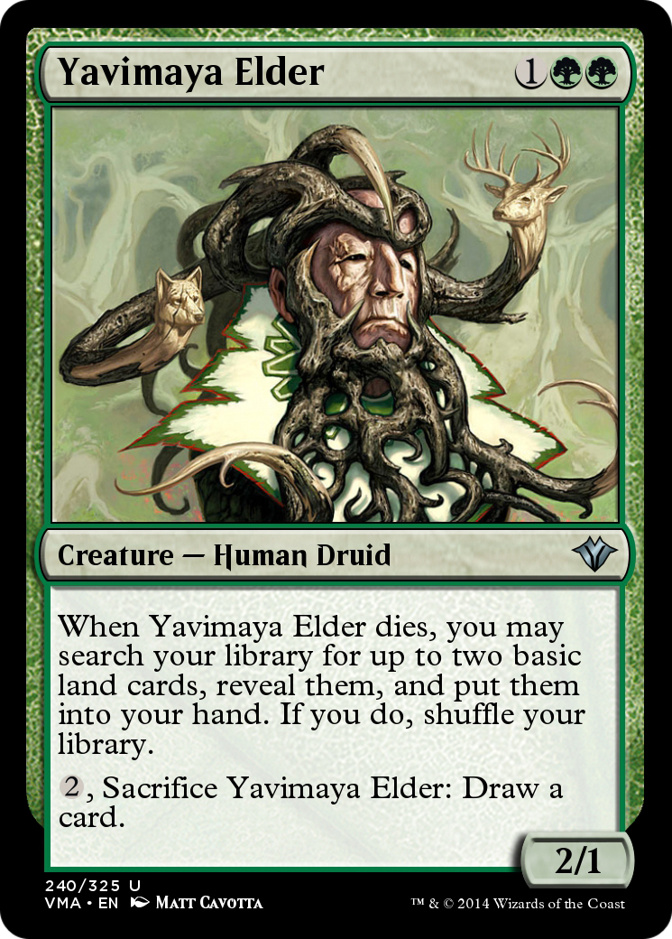 Yavimaya Elder (VMA-240) [Vintage Masters] Foil