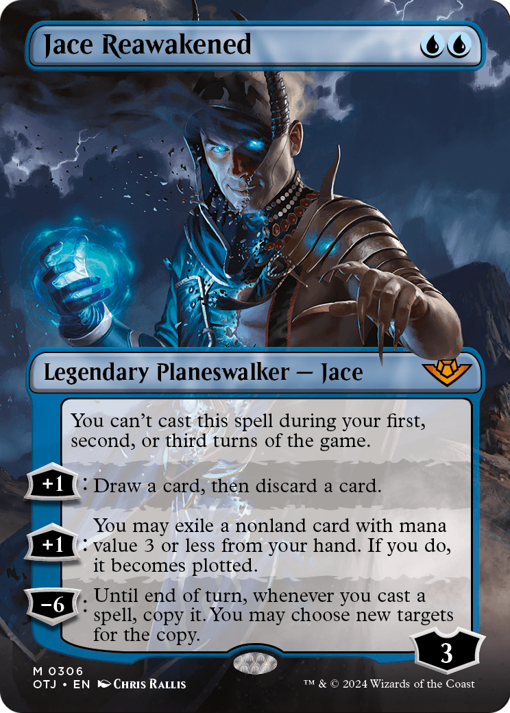 Jace Reawakened (Borderless) (OTJ-306) [Outlaws of Thunder Junction]