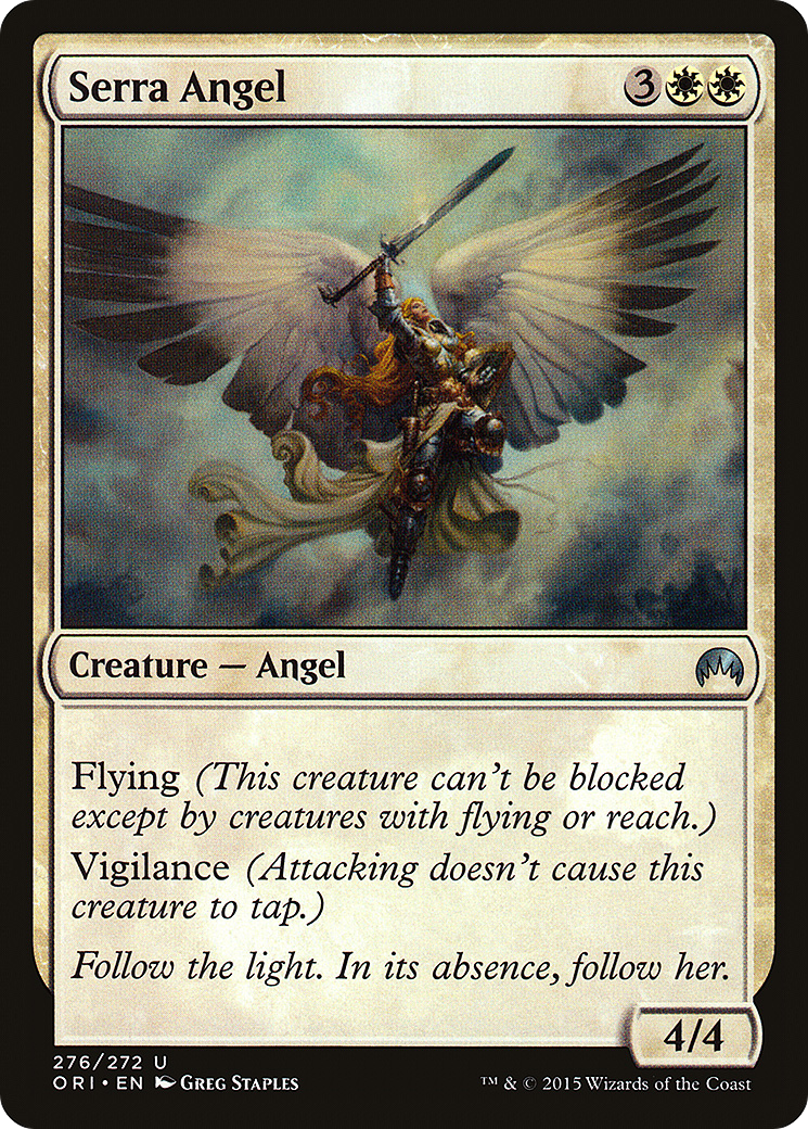 Serra Angel (ORI-276) [Magic Origins] Foil