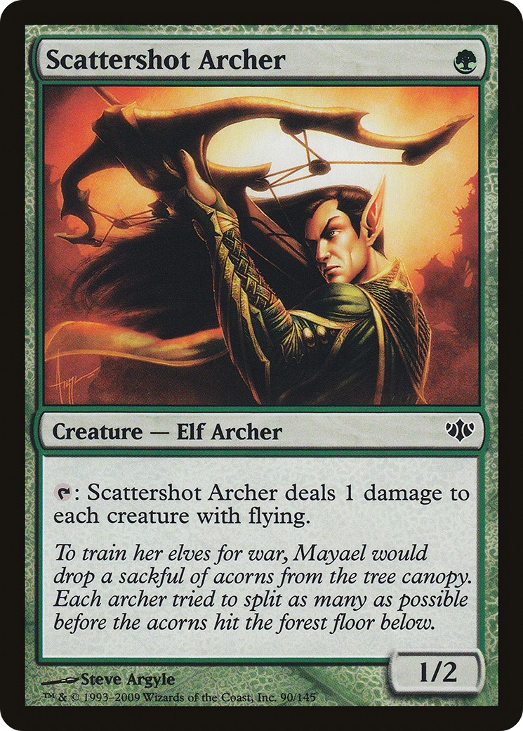 Scattershot Archer (CON-090) [Conflux] Foil
