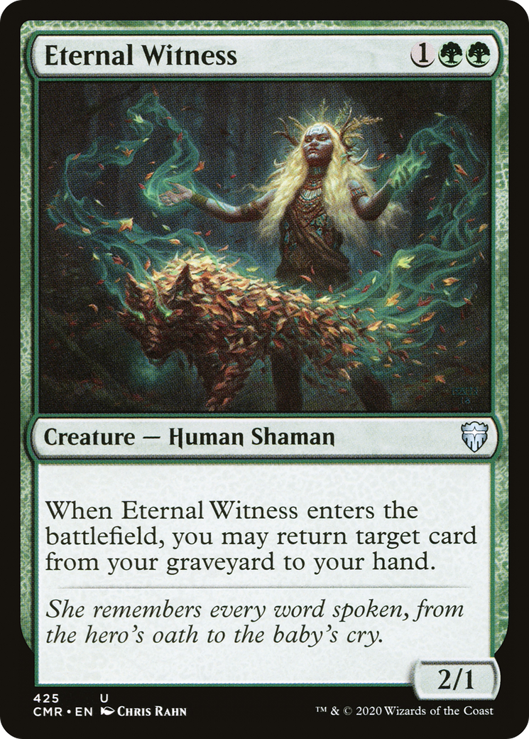 Eternal Witness (CMR-425) [Commander Legends]