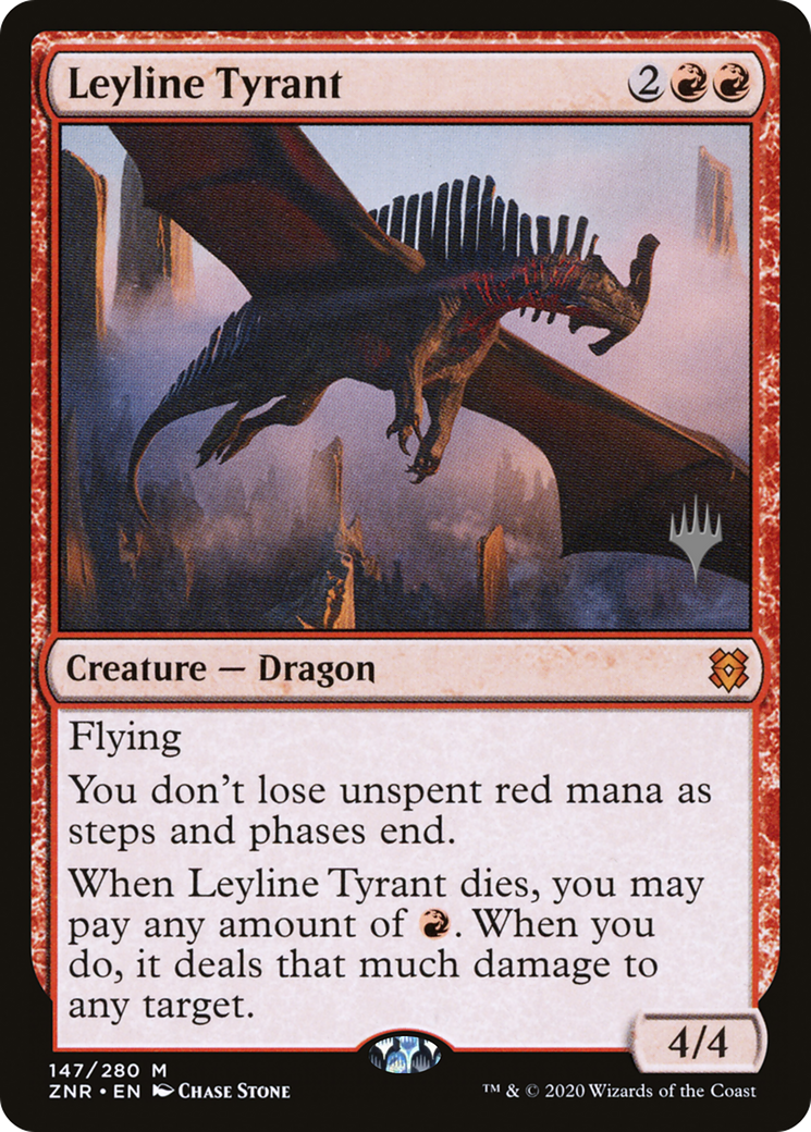 Leyline Tyrant (PPZNR-147) [Promo Pack: Zendikar Rising Promos]