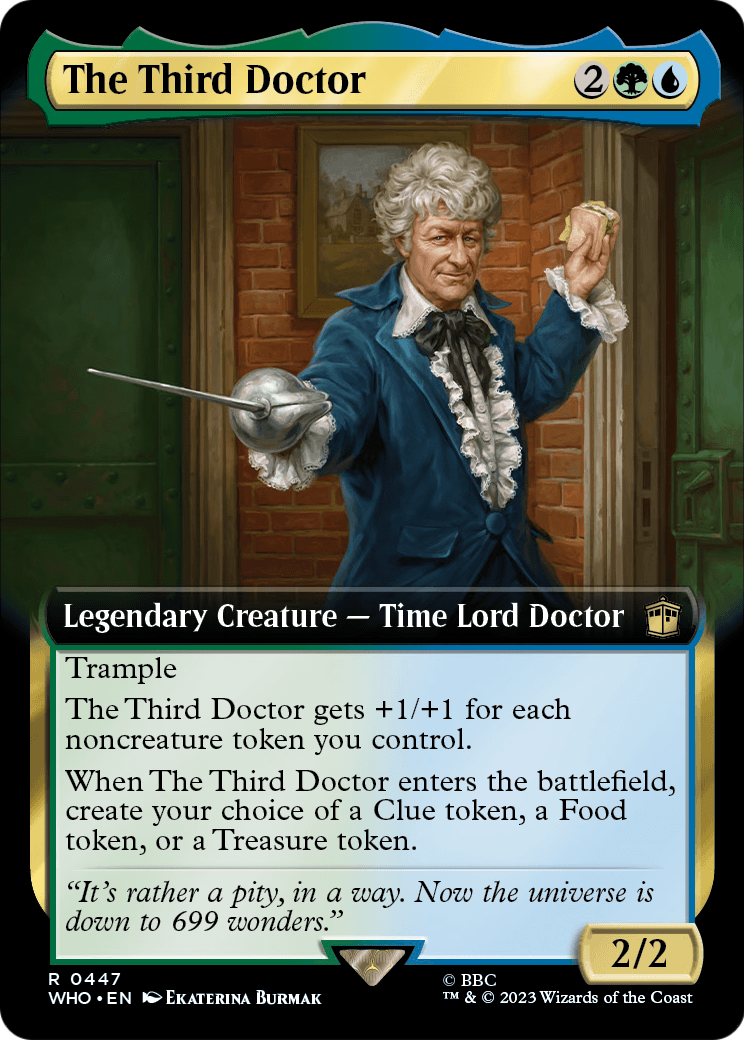 The Third Doctor (Extended Art) (WHO-447) [Doctor Who]