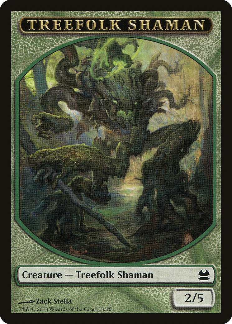 Treefolk Shaman Token (MMA-013) [Modern Masters Tokens]