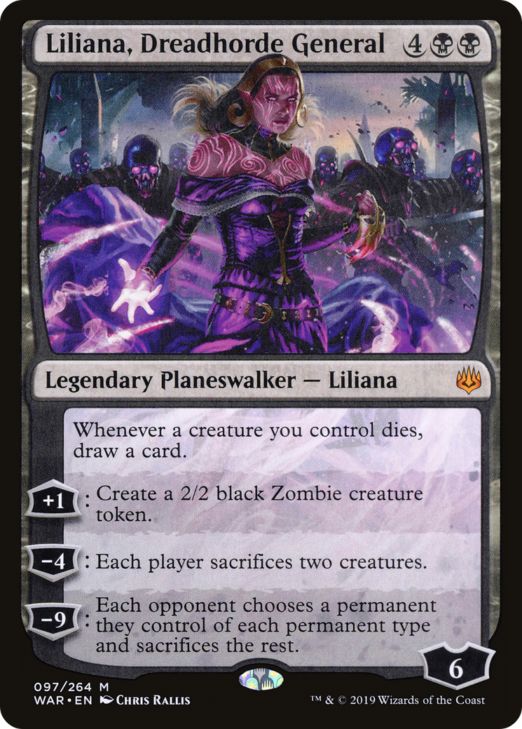 Liliana, Dreadhorde General (WAR-097) [War of the Spark]