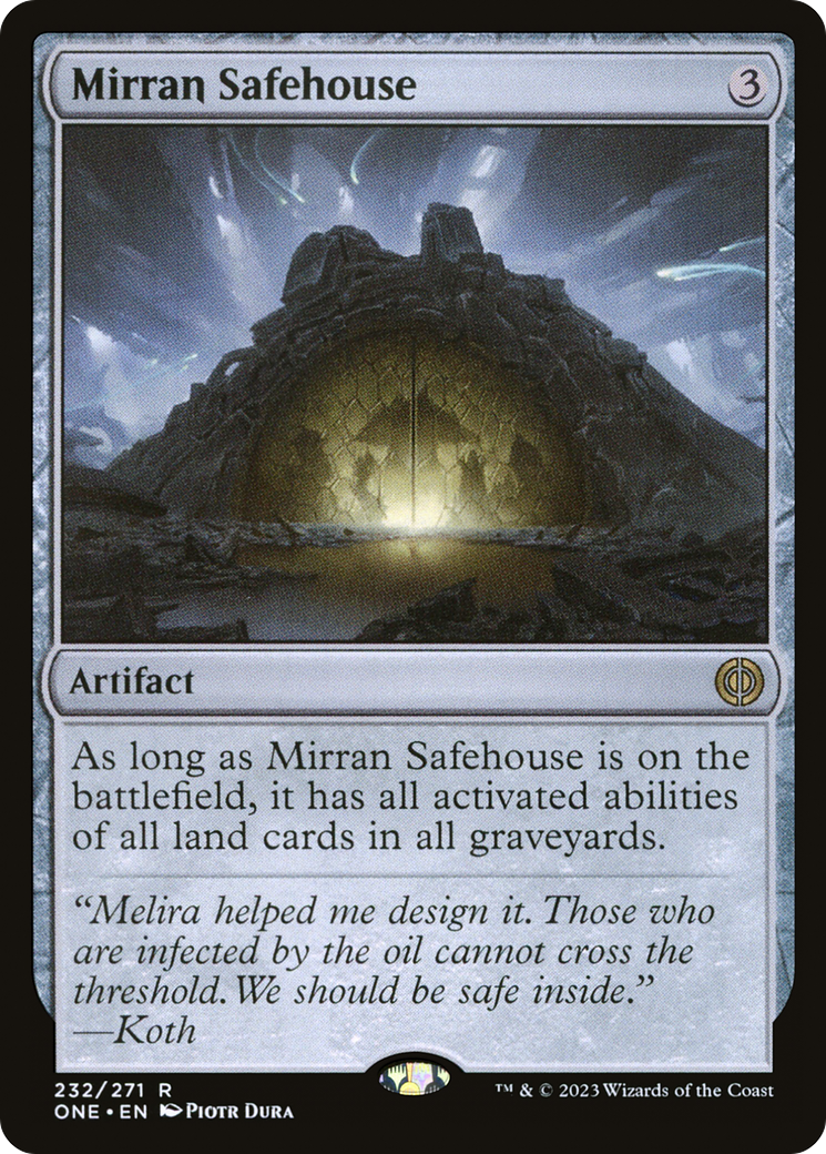 Mirran Safehouse (ONE-232) [Phyrexia: All Will Be One] Foil