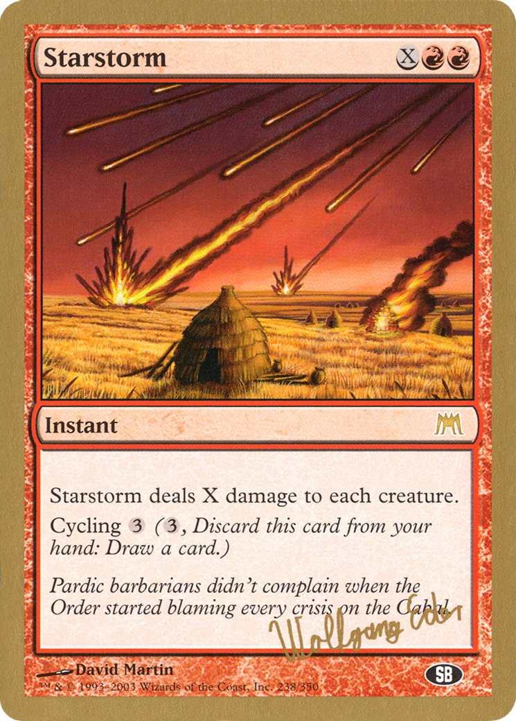 Starstorm - 2003 Wolfgang Eder (ONS) (SB) [World Championship Decks 2003]