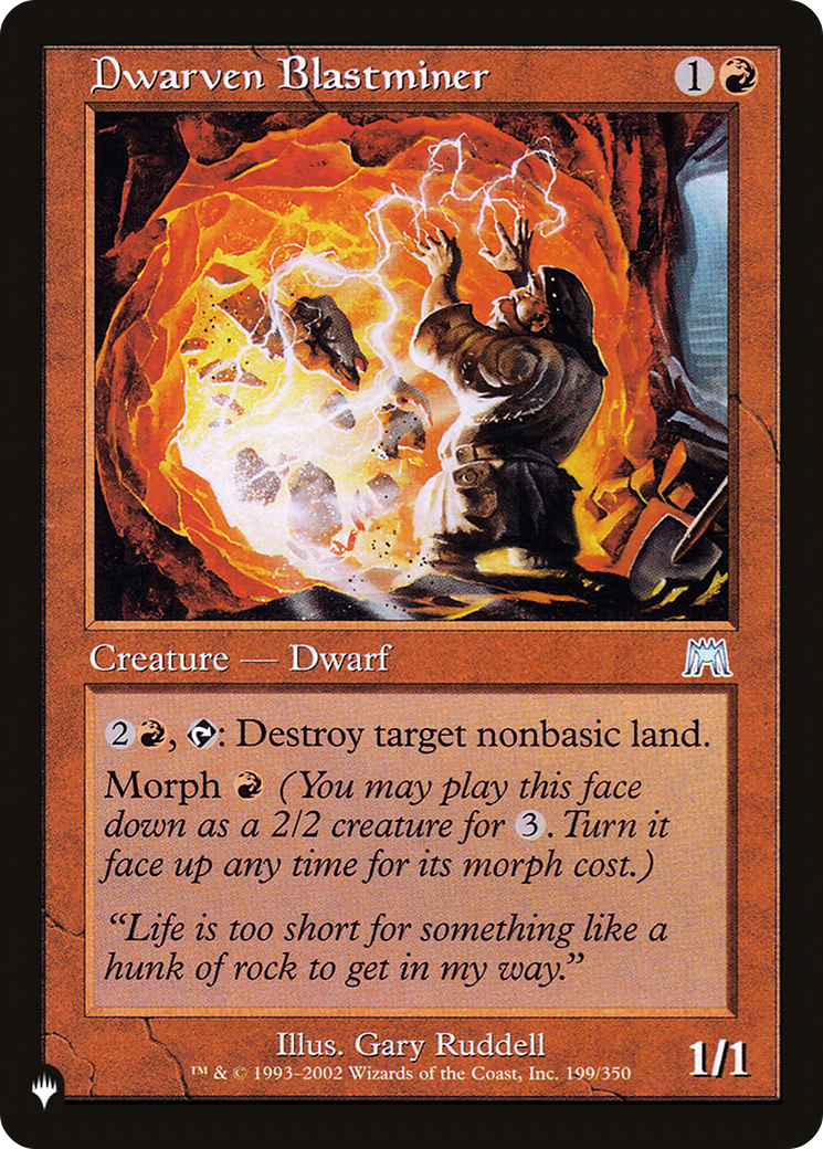 Dwarven Blastminer (LIST-199/350) [The List]