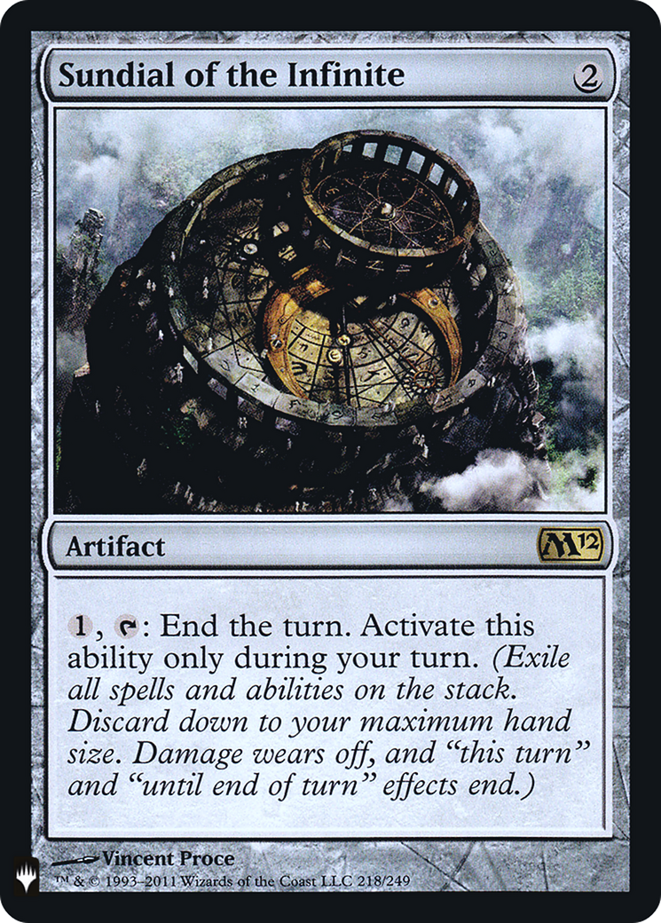 Sundial of the Infinite (LIST-218) [The List] Foil