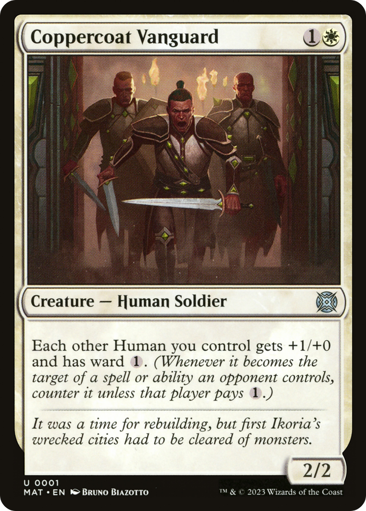 Coppercoat Vanguard (MAT-001) [March of the Machine: The Aftermath]