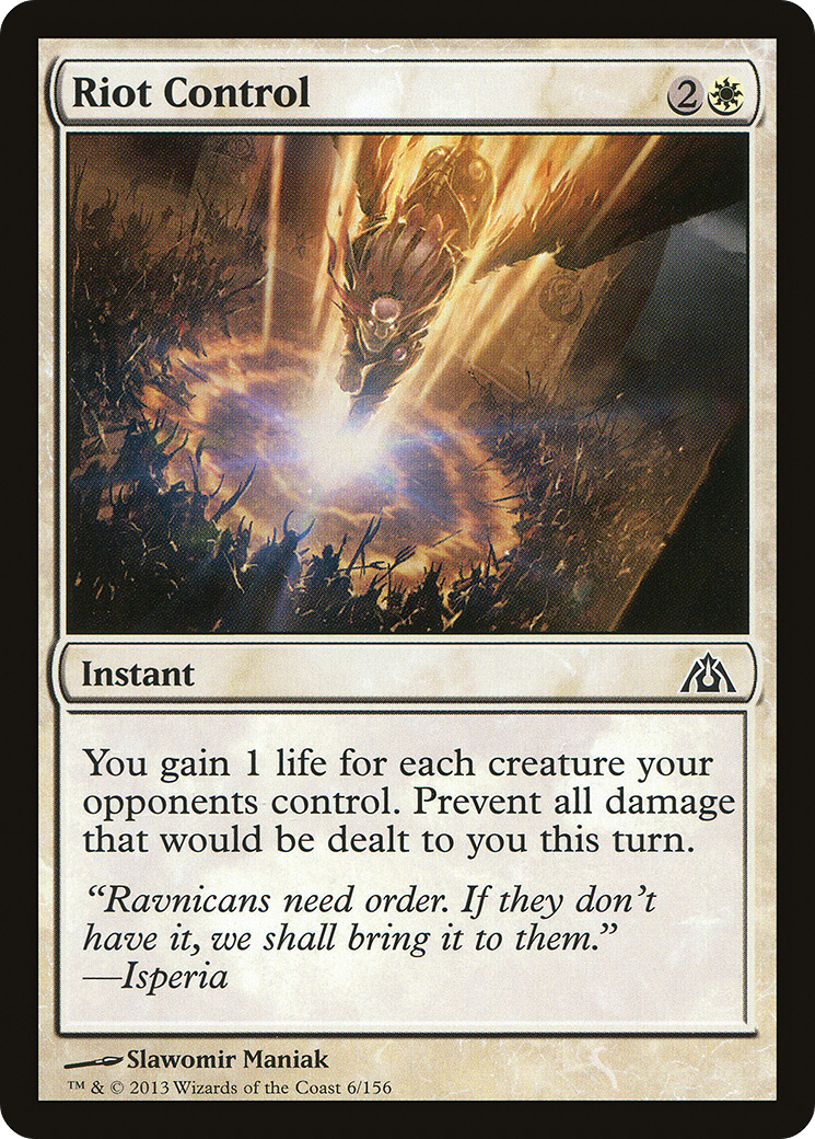 Riot Control (DGM-006) [Dragon's Maze] Foil