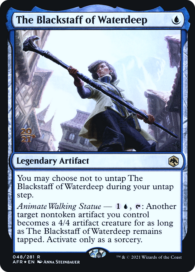 The Blackstaff of Waterdeep (PRE-048) [Adventures in the Forgotten Realms Promos] Foil