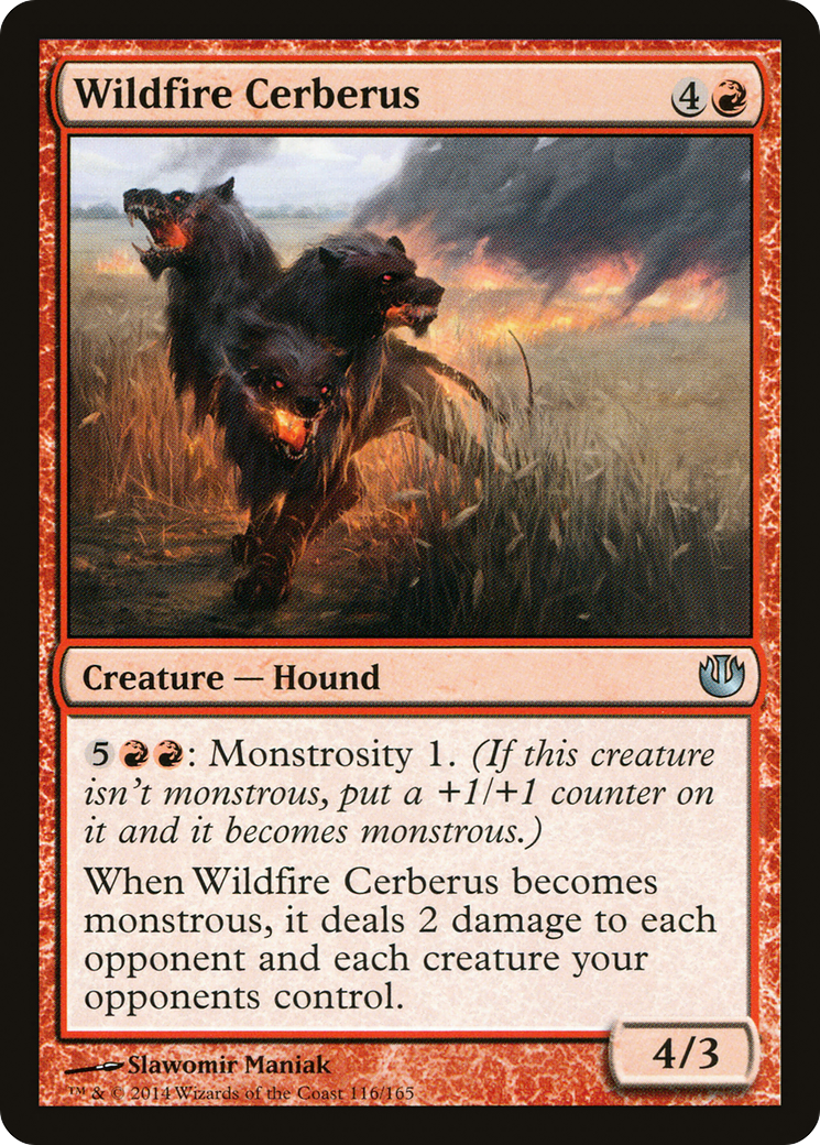 Wildfire Cerberus (JOU-116) [Journey into Nyx] Foil