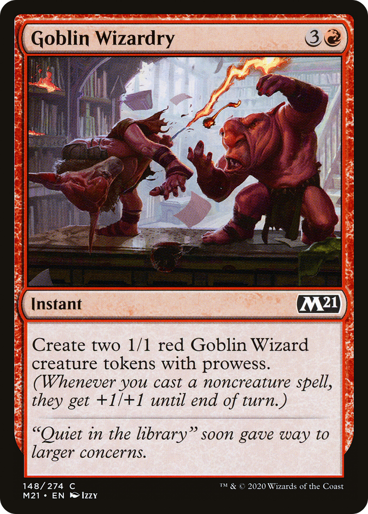 Goblin Wizardry (M21-148) [Core Set 2021] Foil