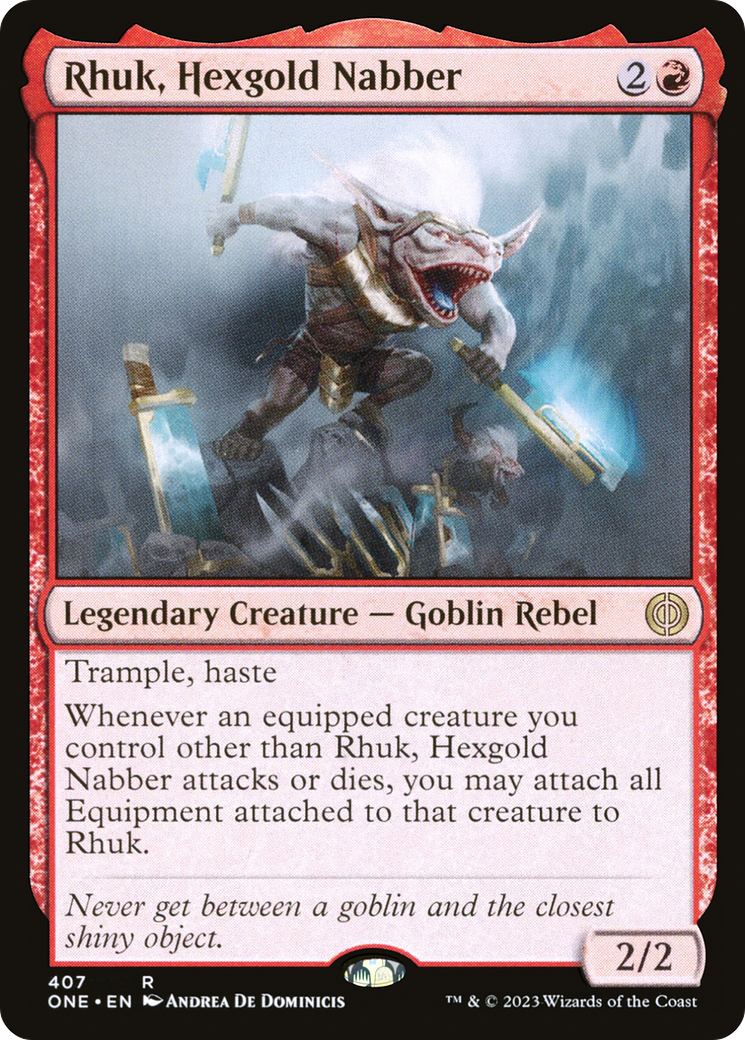 Rhuk, Hexgold Nabber (ONE-407) [Phyrexia: All Will Be One]