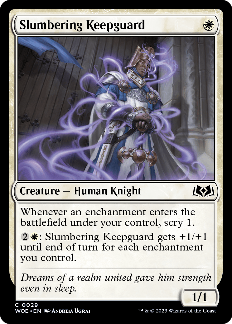 Slumbering Keepguard (WOE-029) [Wilds of Eldraine]