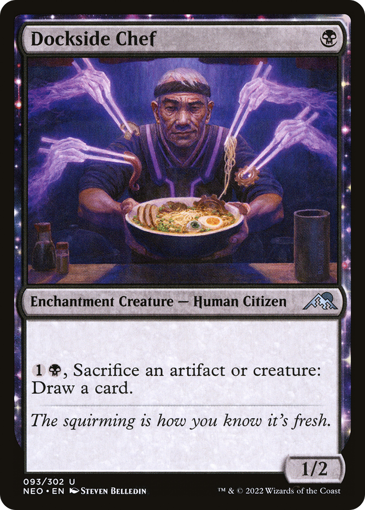 Dockside Chef (NEO-093) [Kamigawa: Neon Dynasty] Foil