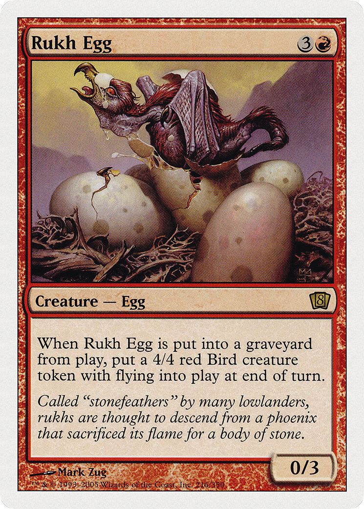 Rukh Egg (8ED-216) [8th Edition] Foil