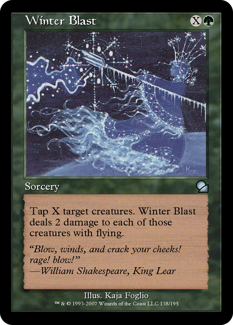 Winter Blast (ME1-138) [Masters Edition] Foil