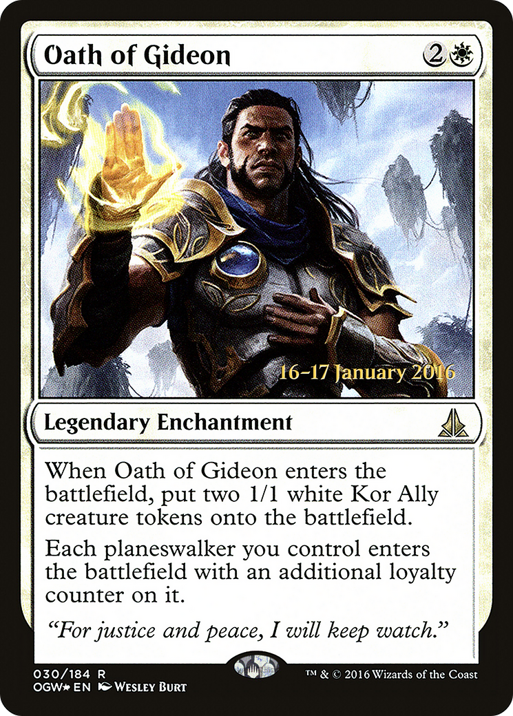 Oath of Gideon (PRE-030) [Oath of the Gatewatch Promos] Foil