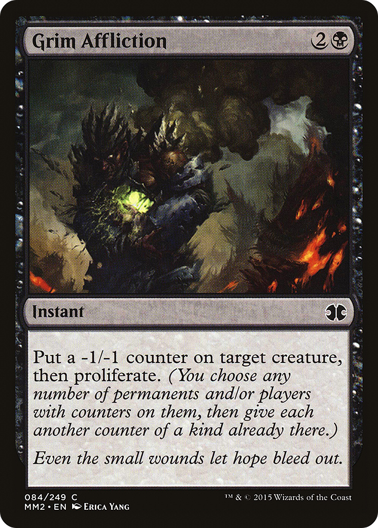 Grim Affliction (MM2-084) [Modern Masters 2015] Foil