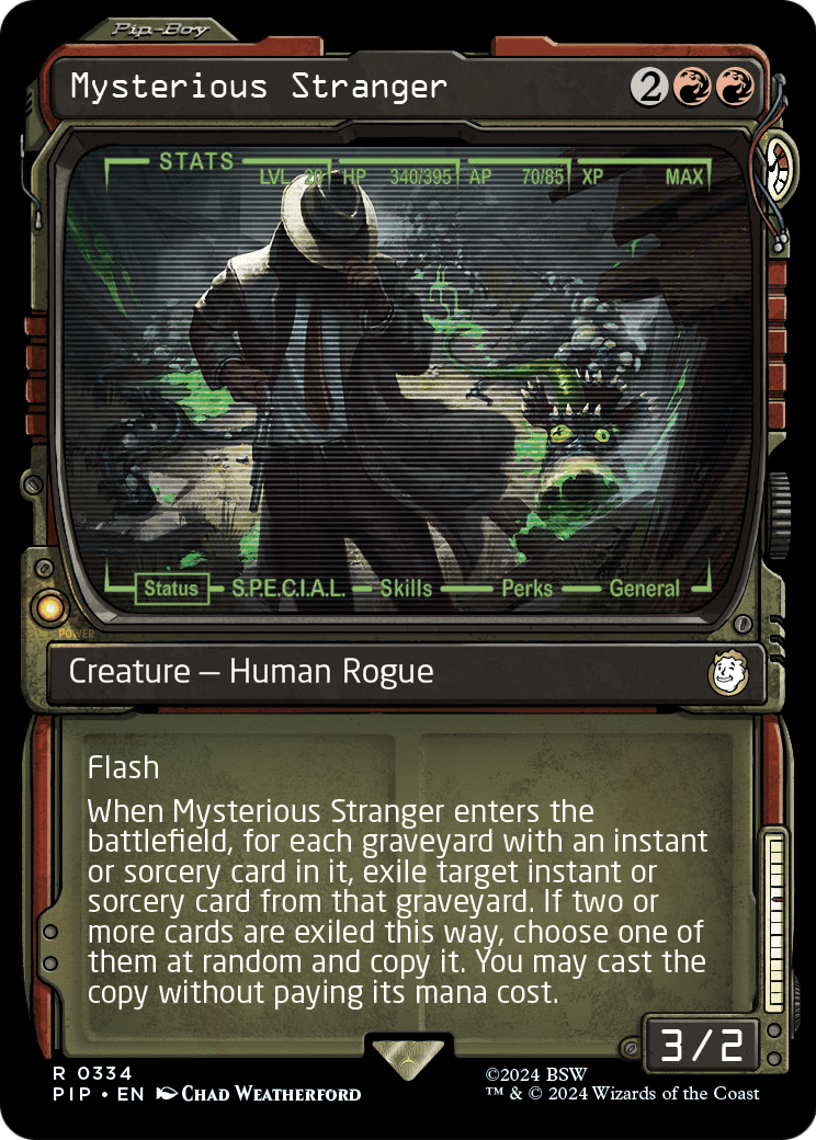 Mysterious Stranger (Showcase) (PIP-334) [Fallout]