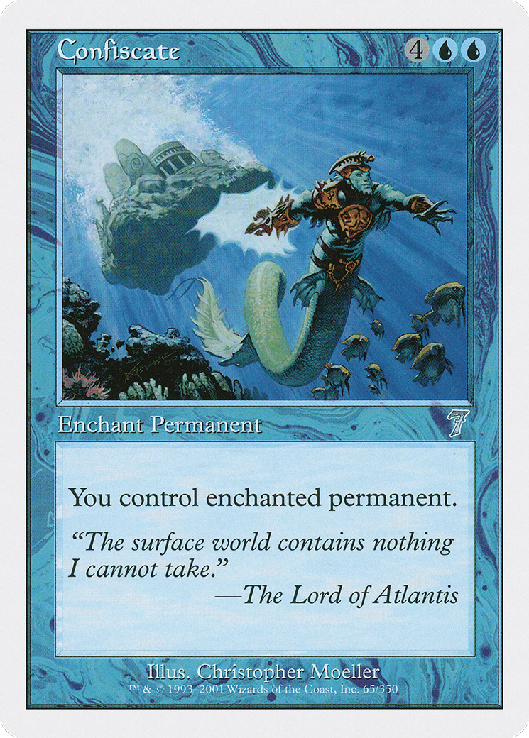 Confiscate (7ED-065) [7th Edition] Foil
